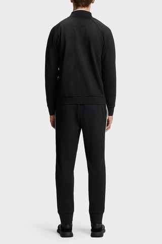 Boss Relaxed Fit Logolu Kolej Yaka Fermuarlı Sweat Erkek Sweat 50566825 001 Siyah