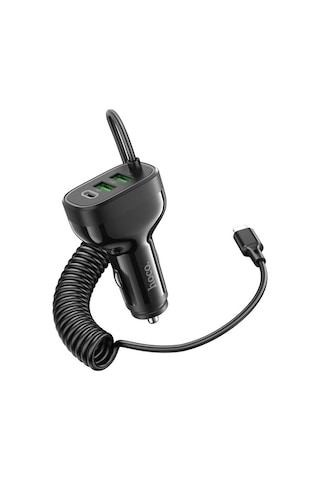 Hoco Nz11a 30w 2 Usb+ Type-c Girişli İphone Kablolu Araç Çakmakl