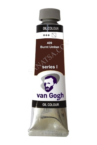 Talens Van Gogh Yağlı Boya 40 ML 409 Burnt Umber