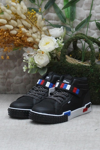 M.p 242 3308 Siyah Rahat Kısa Boğazlı Kız Çocuk Ayakkabı 001