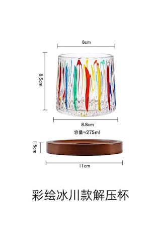 Kitoboj Döner Bardak Ve Tepsi 300 Ml 148505368 Şeffaf Kristal