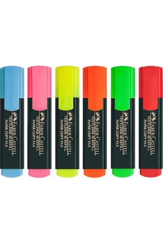 Faber Castell Fosforlu Kalem Canlı Pastel Renkler