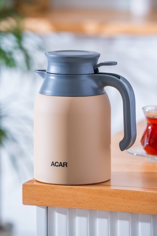 Acar Karat X Paslanmaz Çelik Termos Bej - 1.5 L Bej