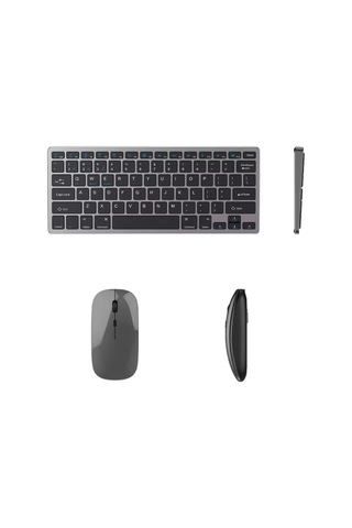 Northcity Kablosuz Klavye Mouse Kombini - Bluetooth 5.0, Tablet Ve Bilgisayar Uyumluluğu