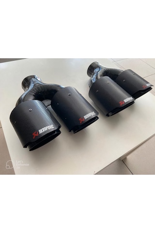 90mm Çift Çıkış Karbon Kaplama Egzoz Takımı -- Mayuk Dizayn --