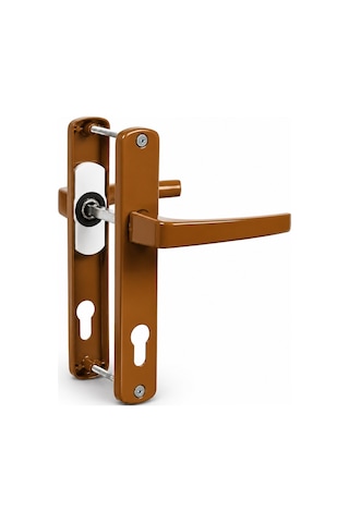 Aletçantam Pvc Balkon Kapı Kolu Pimapen (Metal)- Altınmeşe Kahve - 01037101