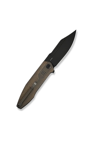 We Knife Limited Flight Line Bronze Titanium Handle Black Stonewashed Bohler M390 Blade Limited Edition 200 Pcs Çakı Bronz