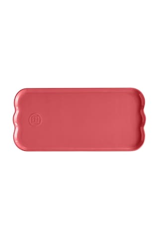 Emile Henry Madeleine Servis Tabağı 31,5 X 15 Cm Pembe/rose Candy