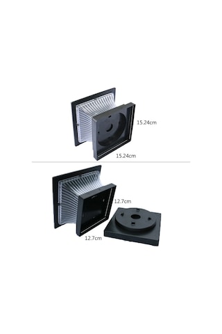 Cbtx Bahçe Aydınlatma Açık Güneş Sütun Lambası Ip44 Su Geçirmez Bahçe Çit Işık Güneş Sokak Lambası Siyah Kabuk + Sarı Sıcak Işık