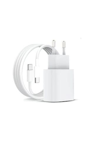 Apple Apple iPhone 16 Uyumlu 35w Gan Gerçek Güç Type-c Adaptör + 60w Type-c Type-c Kablo Şarj Set