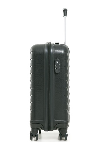 Yefa Pp Polipropilen Kırılmaz Kabin Küçük Boy Valiz Siyah