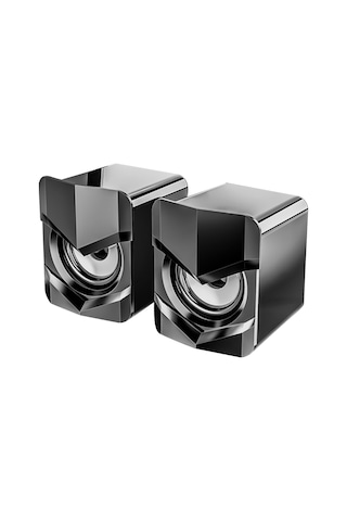 Springsun Sada D-158 Mini Masaüstü Bilgisayar Hoparlörü Süper Bas Subwoofer 3.5mm Kablolu Müzik Çala