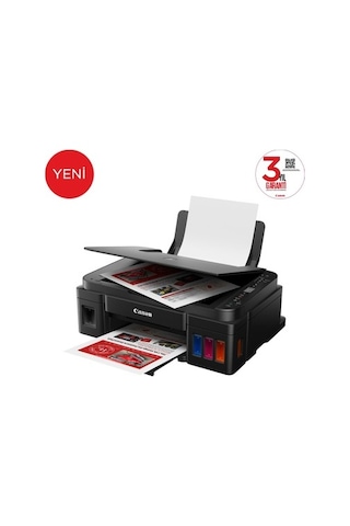 Canon Pixma G3410 Wi-fi + Tarayıcı + Fotokopi Renkli Çok Fonksiyonlu Tanklı