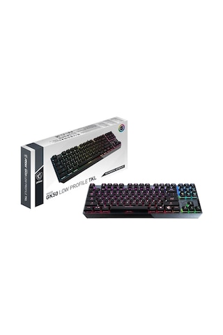 MSI GG Vigor GK50 Low Profile TKL RGB Mekanik Türkçe Klavye