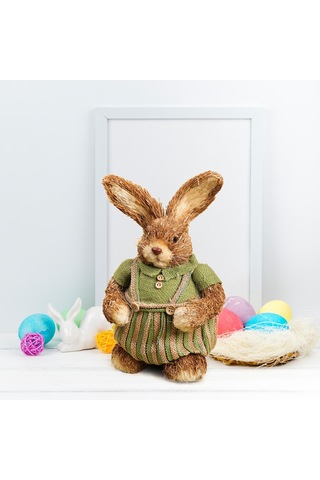 Suntek Tavşan Heykeli Bahçe Dekor Paskalya Tavşanı Heykelcik