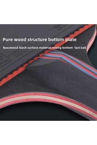 Lokı X2 1pcs Cs/short Handl Lokı X1/x2/x3 Ittf Ping Pong Sopası Profesyonel Raket Yüksek Esneklik Sünger Kauçuk Ping Pong Sopası Raket Çantası İle