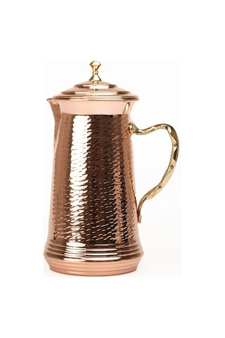 Gaziantep Bakır El Dövmeli Sürahi Kalaylı