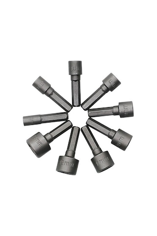 9 Parça Somun Anahtarı Somun Sıkma Seti Matkap Uçları