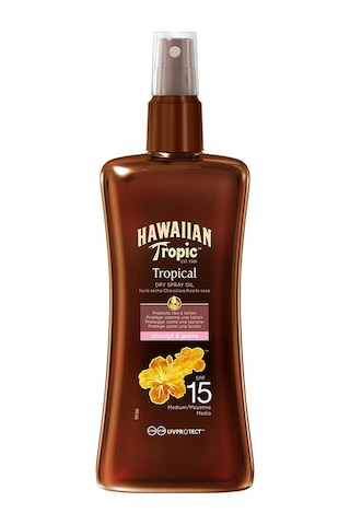 Hawaiian Tropic SPF 15 Protective Dry Spray Oil 200 ML