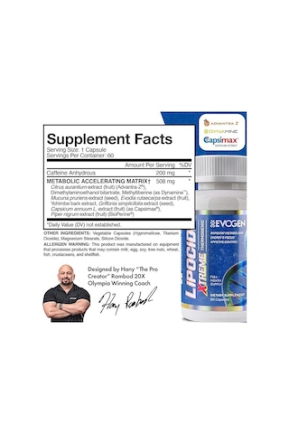 Evogen Lipocide Xtreme 60 Kapsül