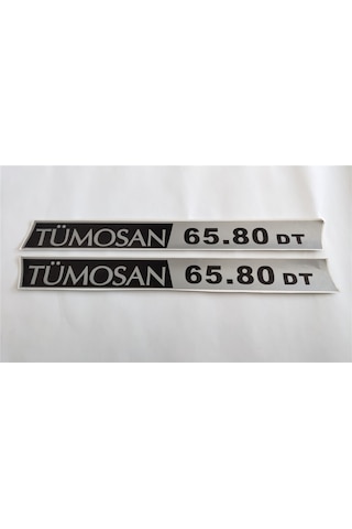 Tümosan Klasik 65.80 DT Yan Yazı Tanıtım Etiketi 2010 ve üstü Model Sağ - Sol Takım Tümosan Klasik 65.80 DT Yan Yazı Tanıtım Etiketi 2010 ve üstü Model Sağ - Sol Takım