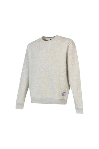 New Balance Nb Lifestyle Men Sweatshirt Erkek Beyaz Sweatshirt - Mnc3503 Beyaz