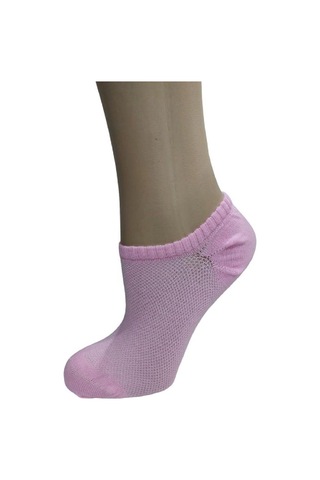 3'lü Pamuklu Kadın Patik Çorap-kırmızı Kırmızı