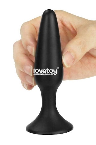 Fastieshop Siyah Silikon Anal Plug - 11.5 Cm