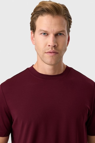 Back And Bond Regular Fit Bordo Bisiklet Yaka Tişört