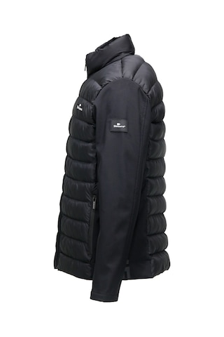 Erkek Dikyaka Kolu Softshell Şişme Siyah Mont 001