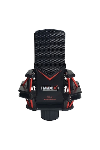 Midex Gmx-1st Condenser Twitch Canlı Yayın Mikrofonu Pc Ve Telefon Stand Ve Filtreli