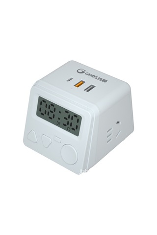 Jian Fan Zamanlamışsoktok Fonksiyonlu Uzatma Usb Masaüstüeklenti Dikey Başucuçalar Saat