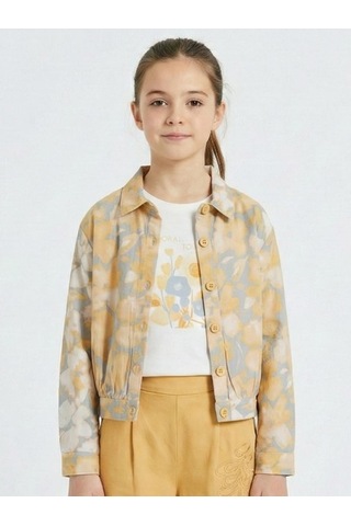 Xo Kids Kız Çocuk 3lü Alt Üst Kombin Takmı 8-14 Yaş Set0502 Sarı