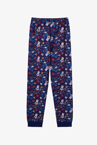 Penti Erkek Çocuk Lacivert Style Repeat Pamuklu Uzun Kollu Pijama Takımı