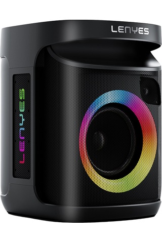 Lenyes S881 Su Geçirmez Mikrofonlu Çoklu Giriş RGB Işıklı TWS Karaoke FM Bluetooth Hoparlör