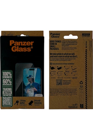 Panzerglass Apple Uyumlu iPhone 16 Pro Hayalet Full Cam Koruyucu - Siyah