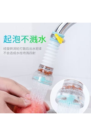 Springsun Mutfak İçin Pratik Döner Su Arıtma Filtresi - Maifan Taşlı Su Tasarrufu Duş Başlığı Diğer