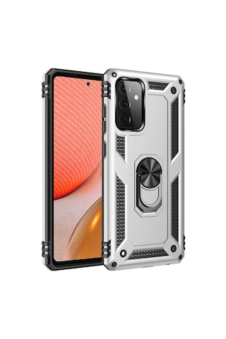 Zore Galaxy Uyumlu A72 Kılıf Msra Vega Kapak - Gri Gri