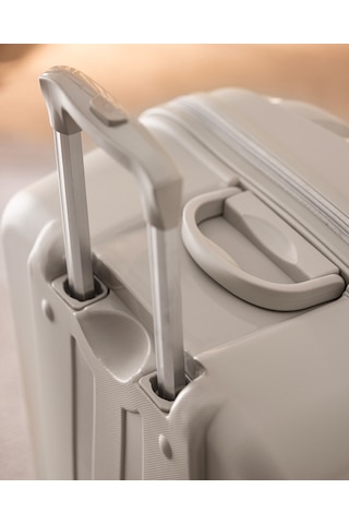 Madame Coco Huitre Valiz/bavul - Bej - Büyük Boy 8684427033920 Ekru