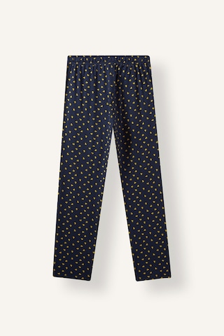 Defacto %100 Pamuk Desenli Regular Fit Düz Paça Pijama Altı I8257ax26aunv135 Lacivert-nv135