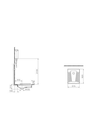 VitrA Arkitekt Hela Taşı . Alaturka Tuvalet Taşı 5952L003 -0054