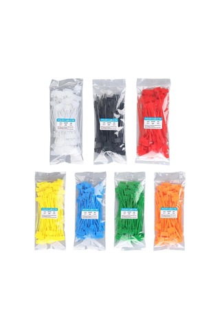 Renkli Hat Kablo Bağı 700 Adet 7 Renk X100 4172