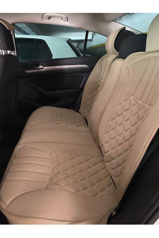 Space Elegance 5'li Koltuk Kılıfı Minder Bej-bej / Klmny550 1 Adet
