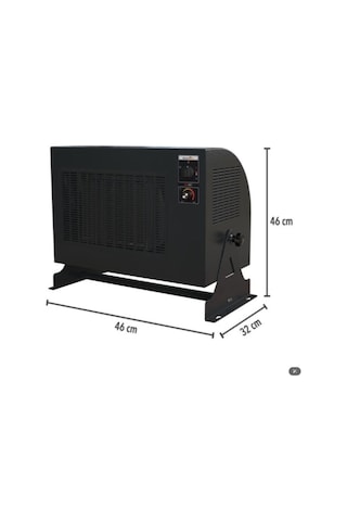 Pro 9.000w Trifaze Elektrikli Fanlı Isıtıcı Füme