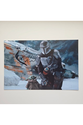 Pedro Pascal, Star Wars 20x30 Cm Boyutunda Islak İmzalı Fotoğraf
