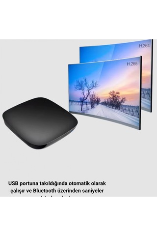 Android Auto Kablosuz Adaptör Bluetooth 5.0 5.8ghz Wifi Destekli Usb Bağlantılı Yeni Nesil