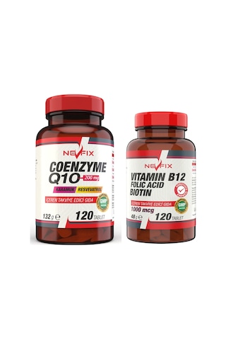 Coenzyme 200 MG 120 Tab.Vitamin B12 Folic Acid Biotin 120 Tablet