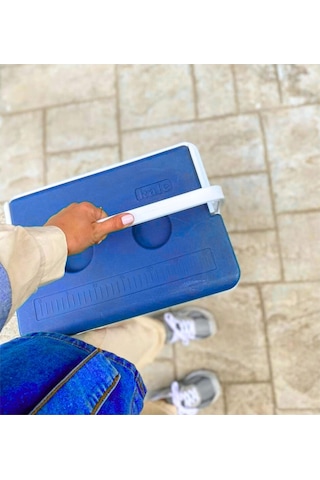 Buzluk Termos Set-20 Lt Kumaş Buzluk Termos 1029 Cooler Box +2 Adet K-250 Buz Aküsü Çok Renkli