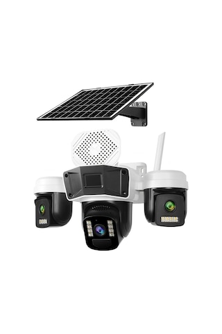 Onqam On1-4g 3 Lens 3mp Solar Panelli Bataryalı Güvenlik Kamerası