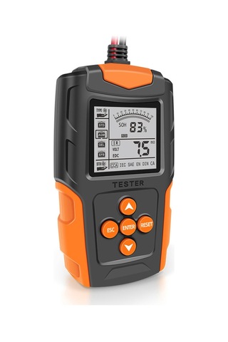 12v/24v Araba Akü Test Cihazı Lcd Dijital Pil Analizörü